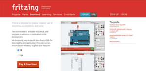 電子回路設計ソフト「Fritzing」を無料で試す
