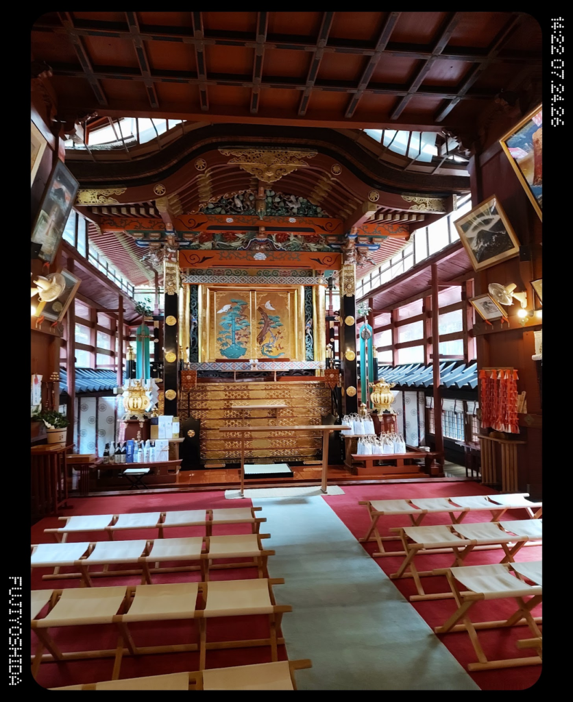 祈祷した場所
