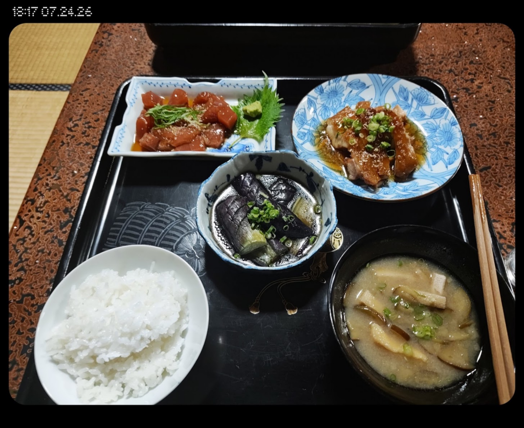 菊谷坊の夕食